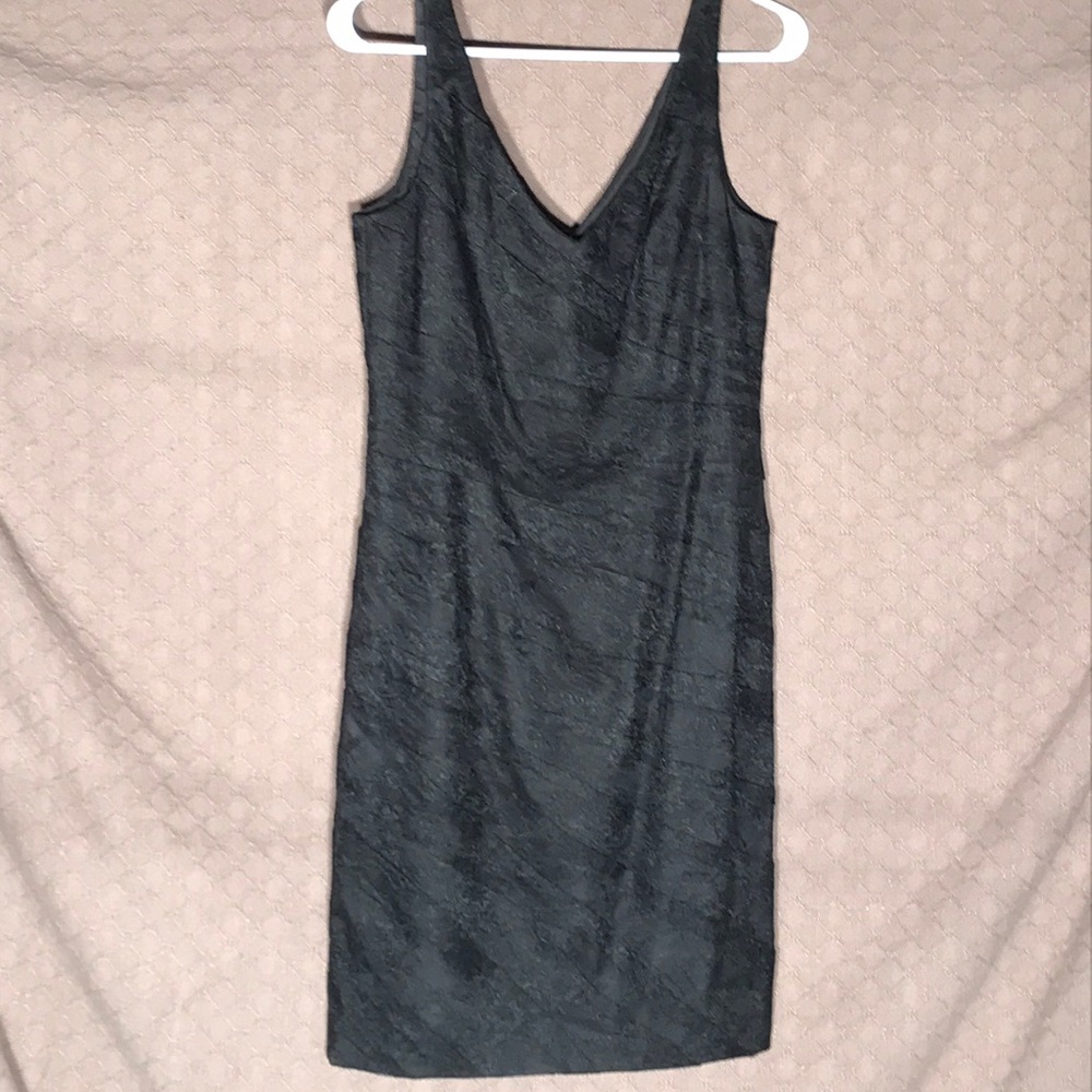 Ann Taylor little black dress. 4. Lace layers.